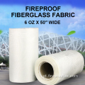 6 oz x 50 tecido de fibra de vidro à prova de fogo largo